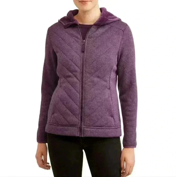 Time and tru womans L purple hoodie - Picture 2 of 7
